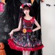 Skeleton Ghost Bride Gothic Lolita Dress 3pc Set (UN110)